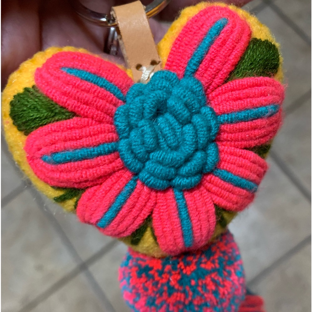 COPY - Consuela NEW HTF Heart CHARM WITH BRIGHT COLORS NWT